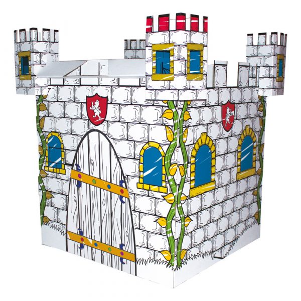 Kartonový domek - hrad
