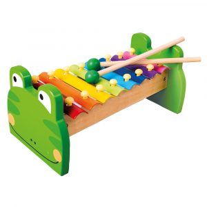Xylofon kovový Žabka